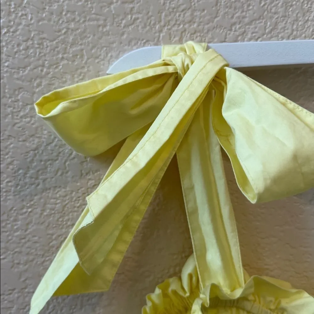 J. Crew Tie-shoulder cotton poplin dress with bow tie straps